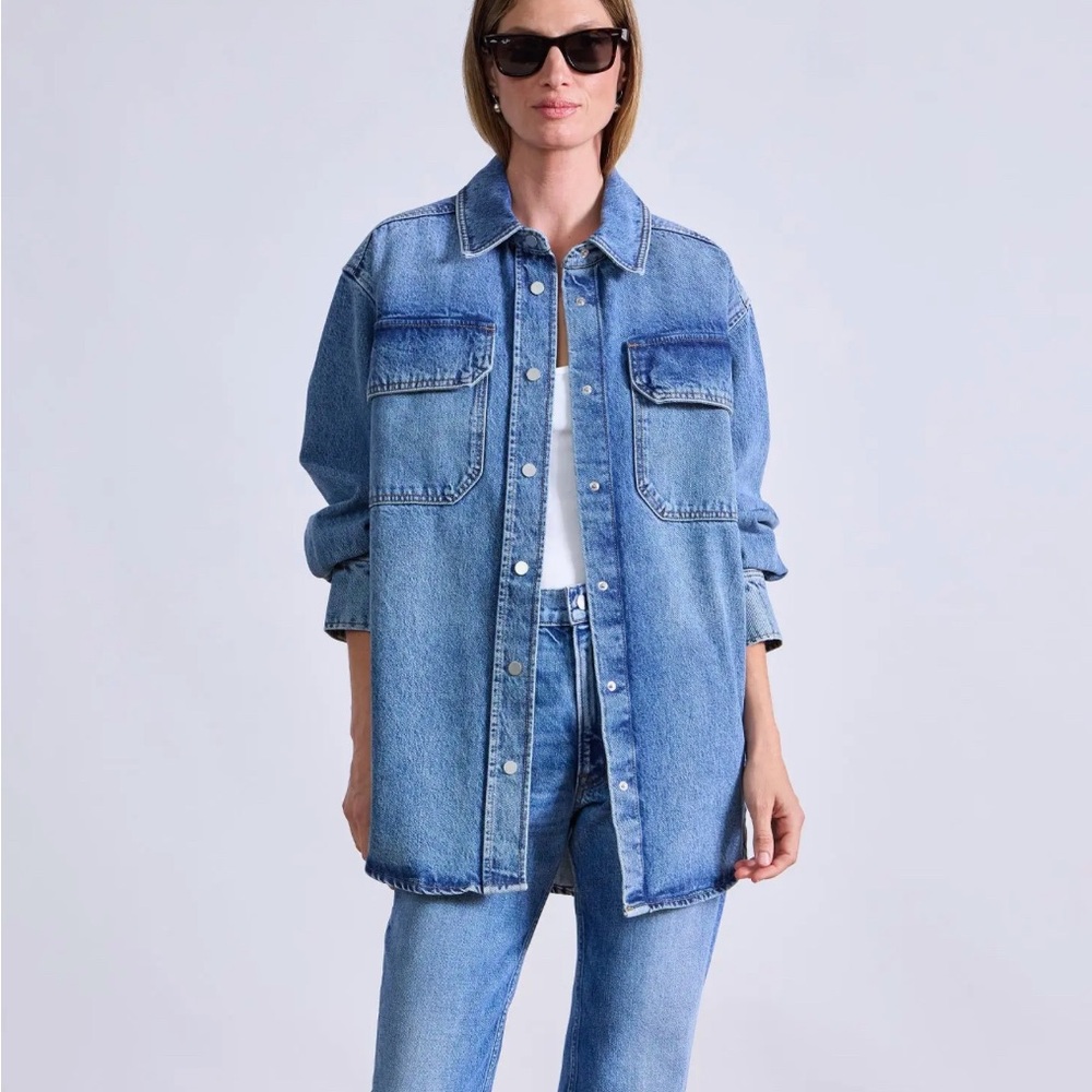 Apiece Apart- Oversized denim shacket